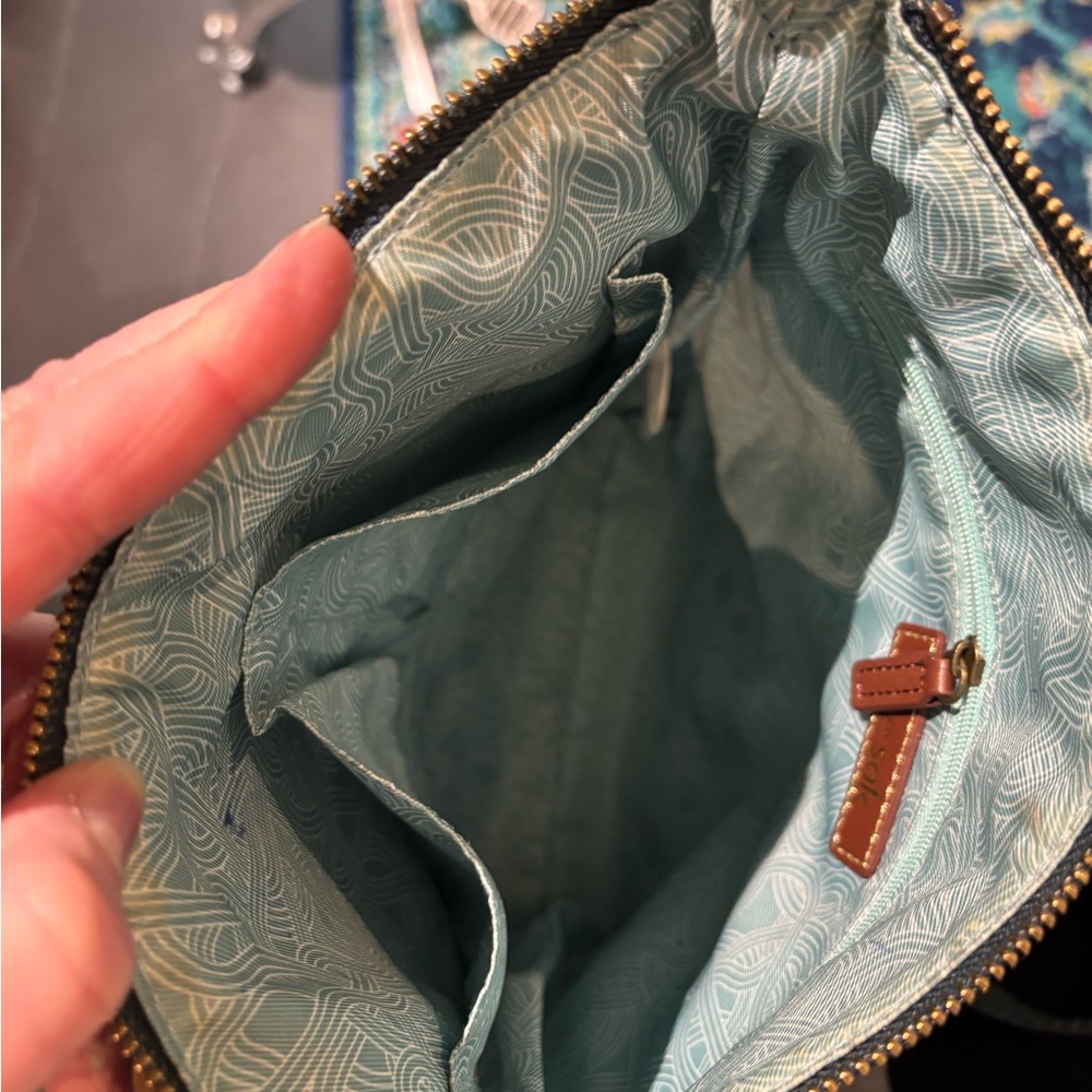 The Sak Teal Crossbody Bag - Picture 5 of 11